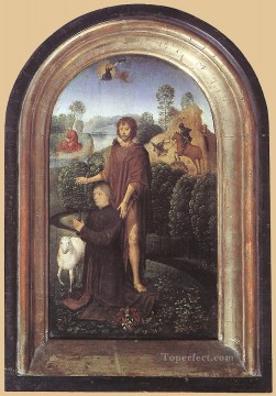 Diptych of Jean de Cellier 1475II Netherlandish Hans Memling Oil Paintings